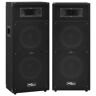 vidaXL Altavoces escenario profesional HiFi pasivos 2 uds 1000W negro