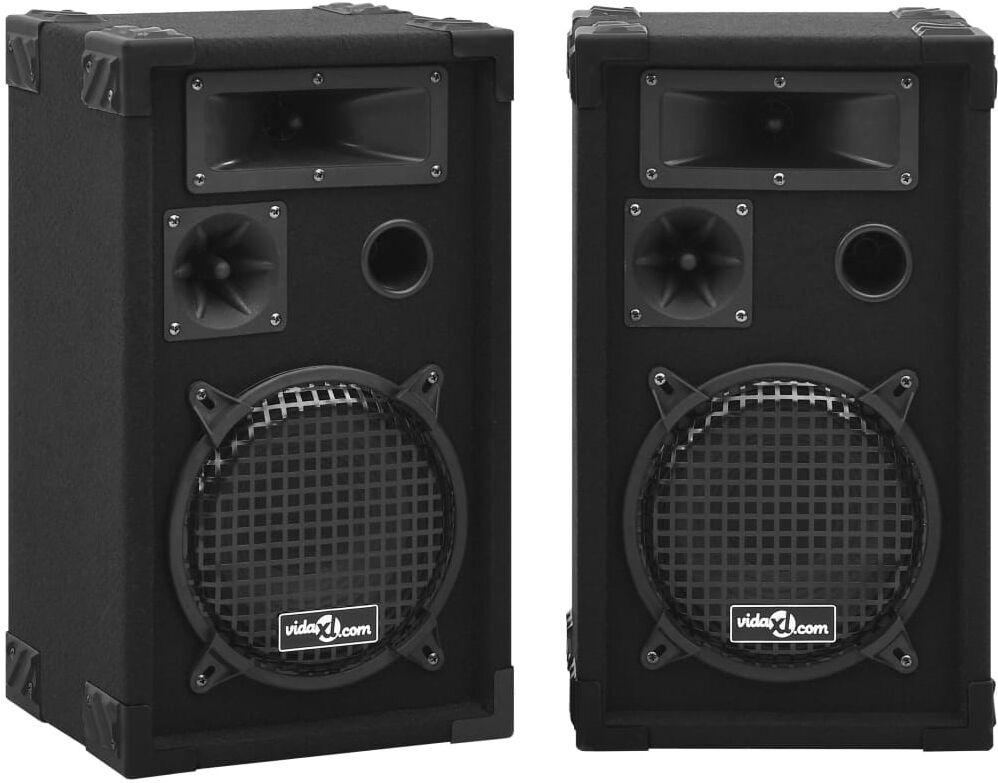 vidaXL Altavoces pasivos escenario profesional hifi 2 uds 800 W negro