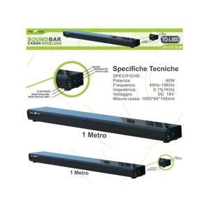 Trade Shop Traesio - Barre De Son Subwoofer Enceinte Home Cinema Tv Surround System 5.1 60w Usb Tf - Publicité