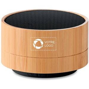 VistaPrint Haut-parleur Bluetooth en bambou Sound - Publicité