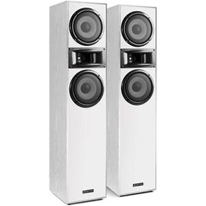 Fenton SHF700W - Paire Enceintes Colonne HIFI - Blanc - Publicité