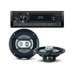 Caliber Pack sono voiture Auto Radio NewOne AR390DAB 80 Watts + 2 haut parleurs 16,5cm 120W - Publicité