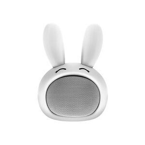 Moxie Enceinte Bluetooth 3W Autonomie 3h Design Lapin Lumineux Blanc - Publicité