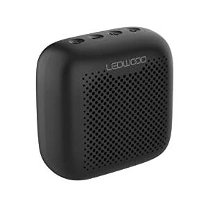 Enceinte Bluetooth TWS Portable avec Sangle - sans Fil, avec LED Lumières  Pulsées- Super Bass - IPX5 - AUX - Port USB - Radio FM