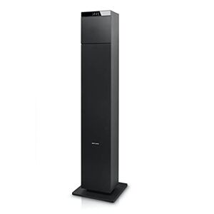 MUSE BTC Enceinte Colonne Bluetooth FM CD USB Télécommande Noir - Publicité