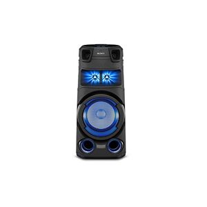 Sony MHC-V73D   Système Audio Portable High Power Bluetooth, Son et Effets Lumineux omnidirectionnels, idéal pour la fête, Black - Publicité