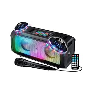 Enceinte DJ - Party Karaoké Blaster900 DJ sur batterie Puissance 900W Bluetooth USB Radio, PC PAD DJ 72 EFFETS, Micro, Ovni