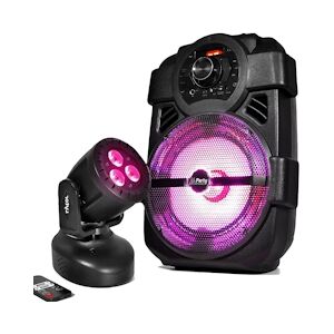 Karaoké Enfants Enceinte Party light - 250W portable Batterie HANDY180 avec USB/BLUETOOTH/ RADIO FM + Wash3