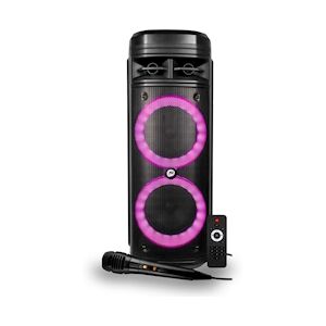 Enceinte Autonome FestiSound SFX 206 LED - USB/SD/BT + Micro et Télécomande-Batterie 3 600 mAh