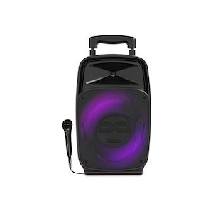 iDance Enceinte IDANCE GROOVE 220 Bass REFLEX de 100W - Lecteur USB, Bluetooth - Autonome sur batterie - LED RVB dans le woofer