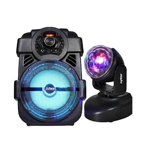 Karaoké Enfants Enceinte Party light - 250W portable Batterie HANDY180 avec USB/BLUETOOTH/ RADIO FM + Magic Wash