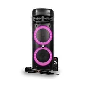 Enceinte Autonome FestiSound SFX 206 LED - USB/SD/BT + Micro et Télécomande-Batterie 3 600 mAh