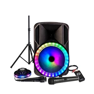 Enceinte KARAOKE 700W sono DJ PARTY Batterie 12