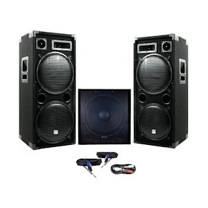 Ibiza Sound Pack 18215 Sonorisation 3000W Caisson bi-amplifié