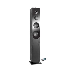 Tour de son Blacktower+ avec lecteur CD, Bluetooth, FM et USB, 100W + télécommande