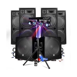 Gefroy PACK SONO DJ BM SONIC MEGA BASSES Caissons bi-amplifié 18