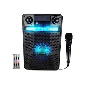 Enceinte Karaoké sono Batterie PARTY BOX 400W à LED + APPLICATION SMARTPHONE - PC/USB/Bluetooth/ Micro