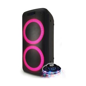 Enceinte active autonome KVG400 - SD/USB/Bluetooth - 400W + Télécommande + Lumière OVNI