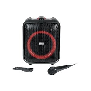 Bigben Partybthpmax - Enceinte Lumineuse Sans Fil - Bluetooth 5.3 - 200w - Usb, Sd, Aux-in - Micro Filaire (idéal Karaoké)