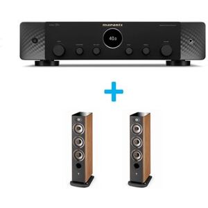 Amplificateur Hi-Fi Marantz Stéréo 70 Noir + une paire d'enceintes colonne Focal Aria 926 Prime Walnut Noir - Publicité