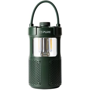 Pure Woodland Glow haut parleur dexterieur etanche avec lampe LED