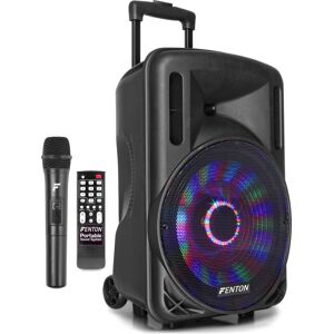 Fenton FT12LED Système de sonorisation portable 12" 700W - Haut-parleur actif sans fil - Publicité