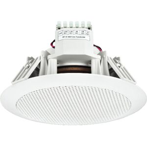 MONACOR EDL-155 Haut-parleur Public Adress pour plafond, resistant aux intemperies - Haut-parleurs ELA 100 V