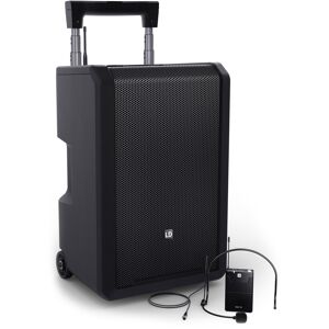 LD Systems ANNY® 10 BPH B5 - Systeme de sonorisation portable Bluetooth® 10 alimente par batterie avec table de mixage et 1x - Haut-parleur act...