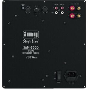 MONACOR SAM-500D Module actif subwoofer digital, 500 W sous 4 O - Construction de haut-parleur