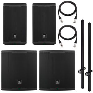 JBL EON710/718S Power Bundle Noir