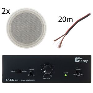 the t.amp TA50 WHD Bathroom Bundle XS WH RAL 9016 Blanc