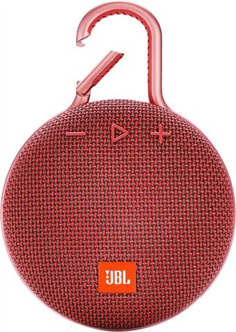 Refurbished: JBL Clip 3 Bluetooth Speaker - Red, B