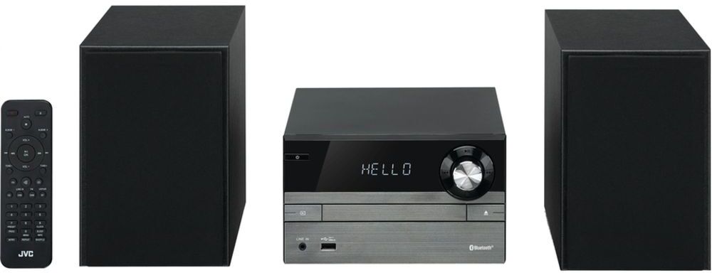 JVC UX-D321B Wireless Micro Hi-Fi System - Gun Metal