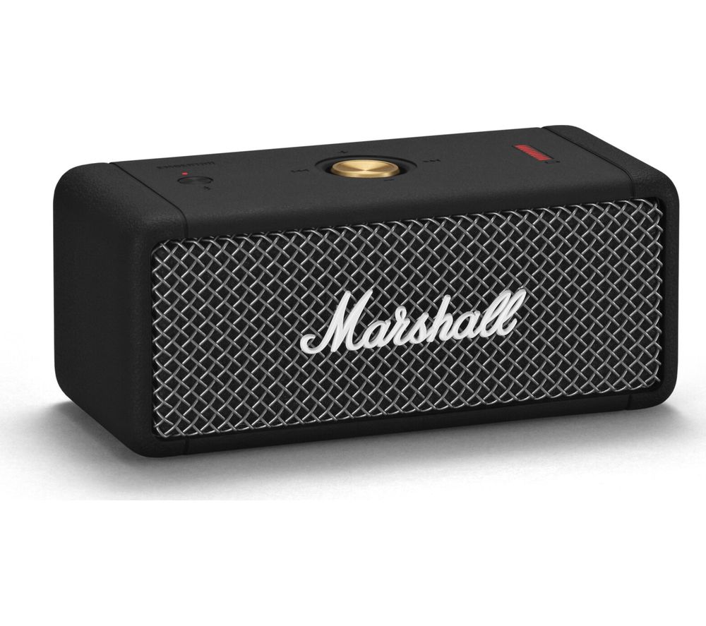Marshall Emberton Portable Bluetooth Speaker - Black, Black