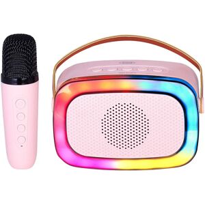 Trevi XR JUMP ALTOPARLANTE KARAOKE PORTATILE 10W WIRELESS USB MICRO SD AUX-IN XR 8A01 MINIPARTY ROSA