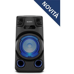 Sony MHC-V13 - Altoparlante Bluetooth All in One con JET BASS BOOSTER, Effetti Luminosi, Lettore CD, USB, Nero