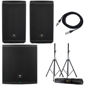 JBL EON712/718S Basis Bundle nero