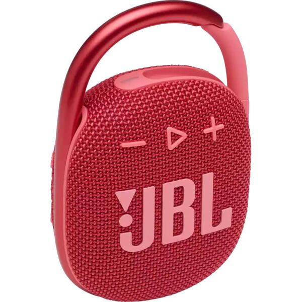 jblclip4red cassa bluetooth speaker portatile altoparlante wireless ip67 potenza 5 w colore rosso - jblclip4red clip 4