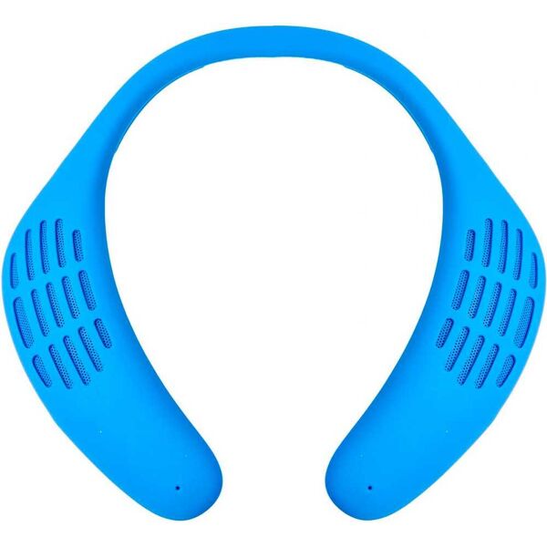 celly upneckbl cassa bluetooth portatile neck speaker da collo ricaricabile colore blu - upneckbl
