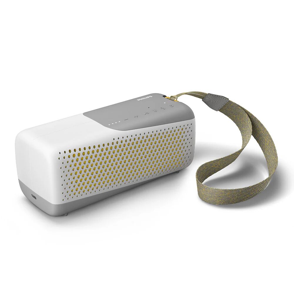 Philips TAS4807W Wireless speaker sport, Altoparlante portatile, Bluetooth Multipoint, IP67, Fino a 12 ore, (Bianco)