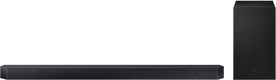 Samsung Soundbar HW-Q700C/ZF Serie Q, 9 speaker, Wireless Dolby Atmos, Audio a 3.1.2 canali, Q-Simphony, Compatibile con Alexa e Google Assistant, Black 2023