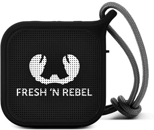 FRESH N REBEL Fresh 'n Rebel Rockbox Pebble 1RB0500BL Altoparlante portatile Bluetooth splashproof, nero