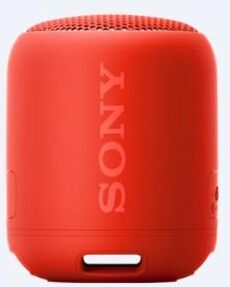 Sony SRS-XB12, speaker compatto, portatile, resistente all'acqua con EXTRA BASS, rosso