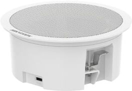 HIKVISION Audio DS-QAZ1206G1-BE.Altoparlante da soffitto IP PoE 6W,93dB,8Ohm dim.179x77,5x3,05mm