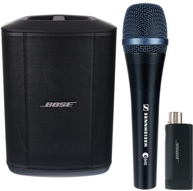 Bose S1 Pro Plus +Sennheiser E 945 nero