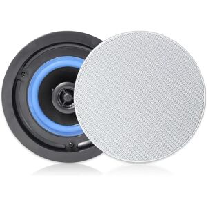  Herdio Paquete de audio para el hogar, sistema receptor de  amplificador Bluetooth con 300 W en la pared del techo, altavoces pasivos  perfectos para cine en casa, oficina, baño, cocina, sala