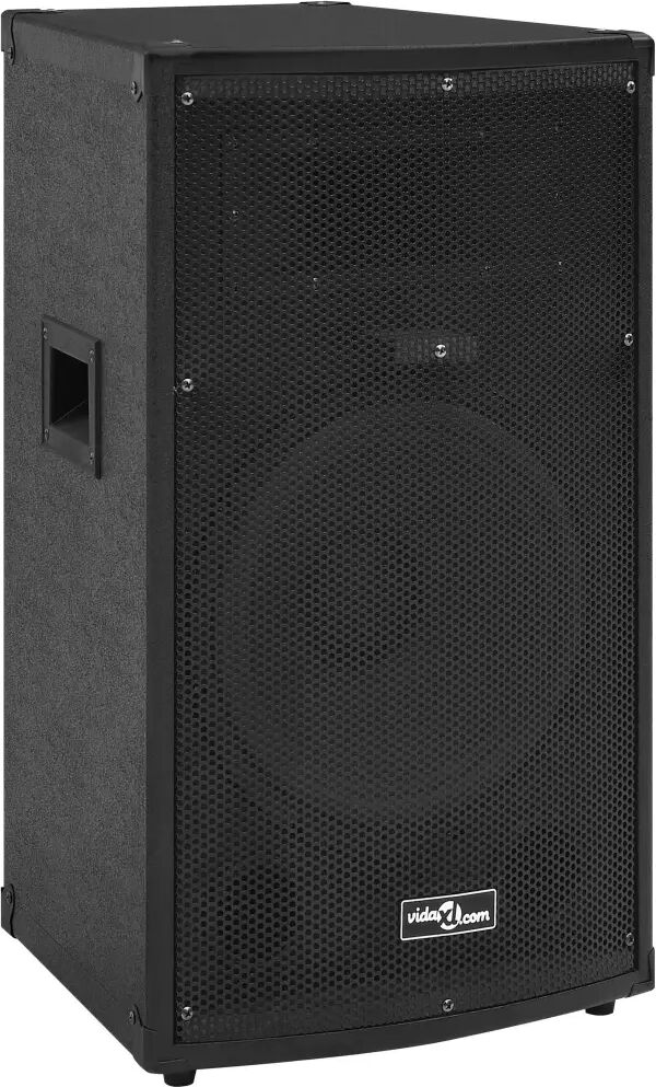 vidaXL Hifi-podiumluidspreker passief 1000 W 32x32x64 cm zwart