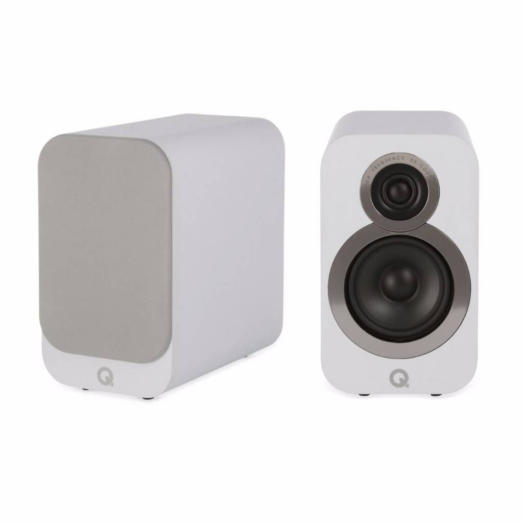 Q Acoustics 3010i - Boekenplank Luidsprekers - Wit ( per paar )