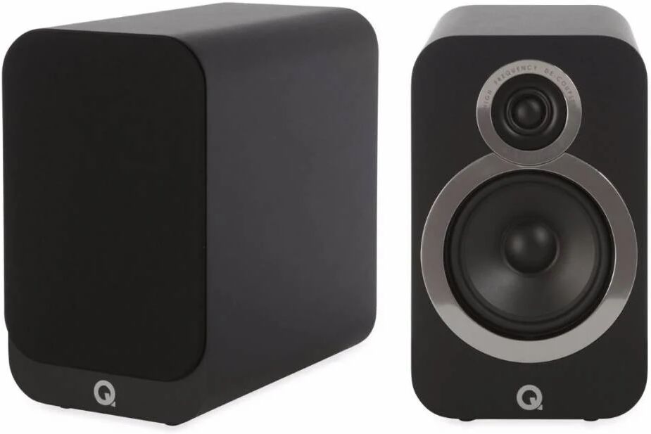 Q Acoustics 3020i - Boekenplank Luidsprekers - Zwart ( per paar )