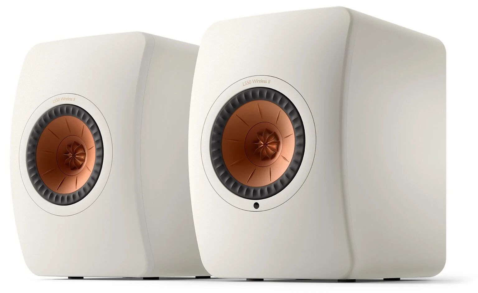 KEF LS50 Wireless 2 Boekenplank speaker Mineral White (per paar)